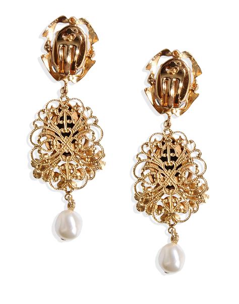 earrings dolce gabbana look alike|Dolce & Gabbana sale online shop.